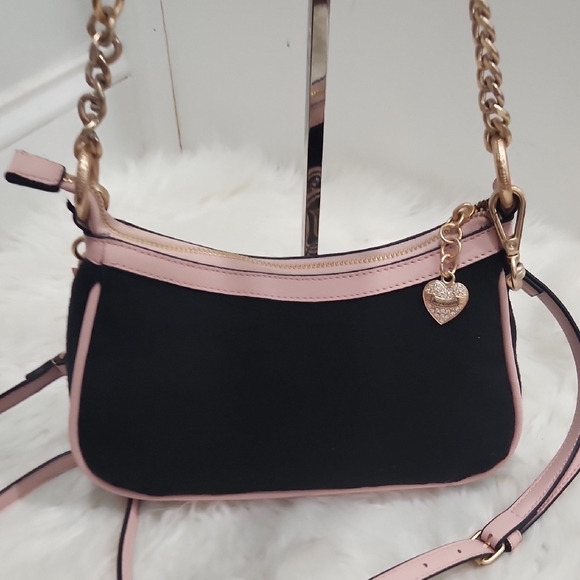 🔹Host Pick 🔹Juicy Couture Exclusive Liquorice/pink  Lovers Club Bag Wallet Set - Picture 9 of 14